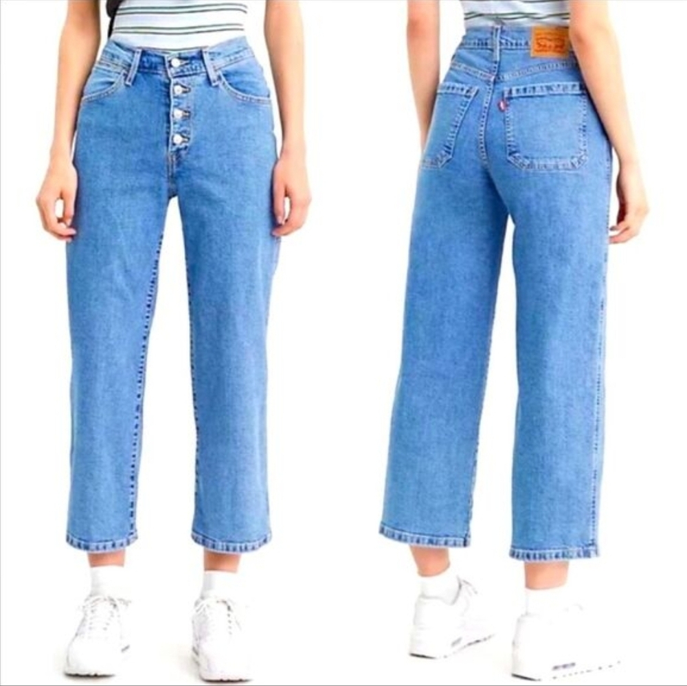 Mile High Cropped Wide Leg Levi's